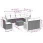 vidaXL 9-tlg. Garten-Sofagarnitur mit Kissen Beige Poly Rattan vidaXL 9-tlg. Garten-Sofagarnitur mit Kissen Beige Poly Rattan