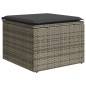 vidaXL 6-tlg. Garten-Sofagarnitur mit Kissen Grau Poly Rattan vidaXL 6-tlg. Garten-Sofagarnitur mit Kissen Grau Poly Rattan