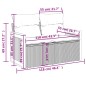 vidaXL 6-tlg. Garten-Sofagarnitur mit Kissen Grau Poly Rattan vidaXL 6-tlg. Garten-Sofagarnitur mit Kissen Grau Poly Rattan