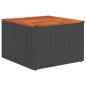 vidaXL 5-tlg. Garten-Sofagarnitur mit Kissen Schwarz Poly Rattan vidaXL 5-tlg. Garten-Sofagarnitur mit Kissen Schwarz Poly Rattan