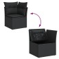 vidaXL 10-tlg. Garten-Sofagarnitur mit Kissen Schwarz Poly Rattan vidaXL 10-tlg. Garten-Sofagarnitur mit Kissen Schwarz Poly Rattan