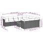 vidaXL 11-tlg. Garten-Sofagarnitur mit Kissen Grau Poly Rattan vidaXL 11-tlg. Garten-Sofagarnitur mit Kissen Grau Poly Rattan