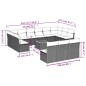 vidaXL 14-tlg. Garten-Sofagarnitur mit Kissen Beige Poly Rattan vidaXL 14-tlg. Garten-Sofagarnitur mit Kissen Beige Poly Rattan