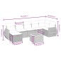 vidaXL 8-tlg. Garten-Sofagarnitur mit Kissen Beige Poly Rattan vidaXL 8-tlg. Garten-Sofagarnitur mit Kissen Beige Poly Rattan