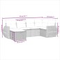 vidaXL 6-tlg. Garten-Sofagarnitur mit Kissen Schwarz Poly Rattan vidaXL 6-tlg. Garten-Sofagarnitur mit Kissen Schwarz Poly Rattan