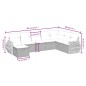 vidaXL 8-tlg. Garten-Sofagarnitur mit Kissen Beige Poly Rattan vidaXL 8-tlg. Garten-Sofagarnitur mit Kissen Beige Poly Rattan