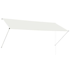 vidaXL Einziehbare Markise 300×150 cm Creme