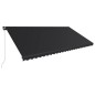 vidaXL Markise Manuell Einziehbar mit LED 600x300 cm Anthrazit vidaXL Markise Manuell Einziehbar mit LED 600x300 cm Anthrazit