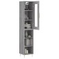 Highboard Grau Sonoma 34,5x34x180 cm Holzwerkstoff Highboard Grau Sonoma 34,5x34x180 cm Holzwerkstoff