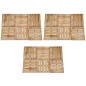 vidaXL Terrassenfliesen 18 Stk. 50×50 cm Holz Braun vidaXL Terrassenfliesen 18 Stk. 50×50 cm Holz Braun
