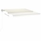 vidaXL Automatische Markise mit LED & Windsensor 400x350 cm Creme vidaXL Automatische Markise mit LED & Windsensor 400x350 cm Creme