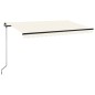 vidaXL Markise Manuell Einziehbar 400x350 cm Creme vidaXL Markise Manuell Einziehbar 400x350 cm Creme