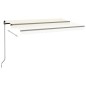 vidaXL Markise Manuell Einziehbar 400x350 cm Creme vidaXL Markise Manuell Einziehbar 400x350 cm Creme