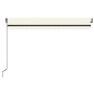 vidaXL Markise Manuell Einziehbar 400x350 cm Creme vidaXL Markise Manuell Einziehbar 400x350 cm Creme