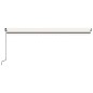 vidaXL Markise Manuell Einziehbar 500x300 cm Creme vidaXL Markise Manuell Einziehbar 500x300 cm Creme