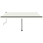 vidaXL Standmarkise Manuell Einziehbar 450x300 cm Creme vidaXL Standmarkise Manuell Einziehbar 450x300 cm Creme
