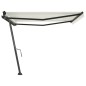 vidaXL Standmarkise Manuell Einziehbar 450x300 cm Creme vidaXL Standmarkise Manuell Einziehbar 450x300 cm Creme