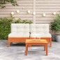 vidaXL Gartensofa ohne Armlehnen mit Kissen 2 Stk. Wachsbraun Kiefer vidaXL Gartensofa ohne Armlehnen mit Kissen 2 Stk. Wachsbraun Kiefer