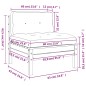 vidaXL Gartensofa ohne Armlehnen mit Kissen 2 Stk. Wachsbraun Kiefer vidaXL Gartensofa ohne Armlehnen mit Kissen 2 Stk. Wachsbraun Kiefer