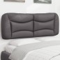 vidaXL Kopfteil-Kissen Grau 120 cm Kunstleder vidaXL Kopfteil-Kissen Grau 120 cm Kunstleder