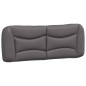 vidaXL Kopfteil-Kissen Grau 120 cm Kunstleder vidaXL Kopfteil-Kissen Grau 120 cm Kunstleder