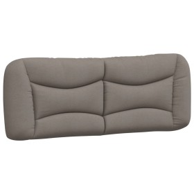 vidaXL Kopfteil-Kissen Taupe 120 cm Stoff