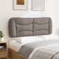 vidaXL Kopfteil-Kissen Taupe 120 cm Stoff