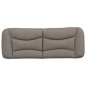 vidaXL Kopfteil-Kissen Taupe 120 cm Stoff