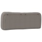 vidaXL Kopfteil-Kissen Taupe 120 cm Stoff