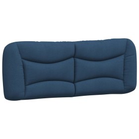 vidaXL Kopfteil-Kissen Blau 120 cm Stoff