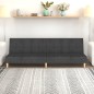 vidaXL Schlafsofa 2-Sitzer Dunkelgrau Stoff vidaXL Schlafsofa 2-Sitzer Dunkelgrau Stoff
