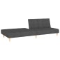 vidaXL Schlafsofa 2-Sitzer Dunkelgrau Stoff vidaXL Schlafsofa 2-Sitzer Dunkelgrau Stoff