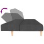 vidaXL Schlafsofa 2-Sitzer Dunkelgrau Stoff vidaXL Schlafsofa 2-Sitzer Dunkelgrau Stoff
