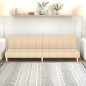 vidaXL Schlafsofa 2-Sitzer Creme Stoff vidaXL Schlafsofa 2-Sitzer Creme Stoff