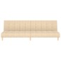 vidaXL Schlafsofa 2-Sitzer Creme Stoff vidaXL Schlafsofa 2-Sitzer Creme Stoff