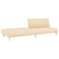 vidaXL Schlafsofa 2-Sitzer Creme Stoff vidaXL Schlafsofa 2-Sitzer Creme Stoff