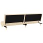 vidaXL Schlafsofa 2-Sitzer Creme Stoff vidaXL Schlafsofa 2-Sitzer Creme Stoff