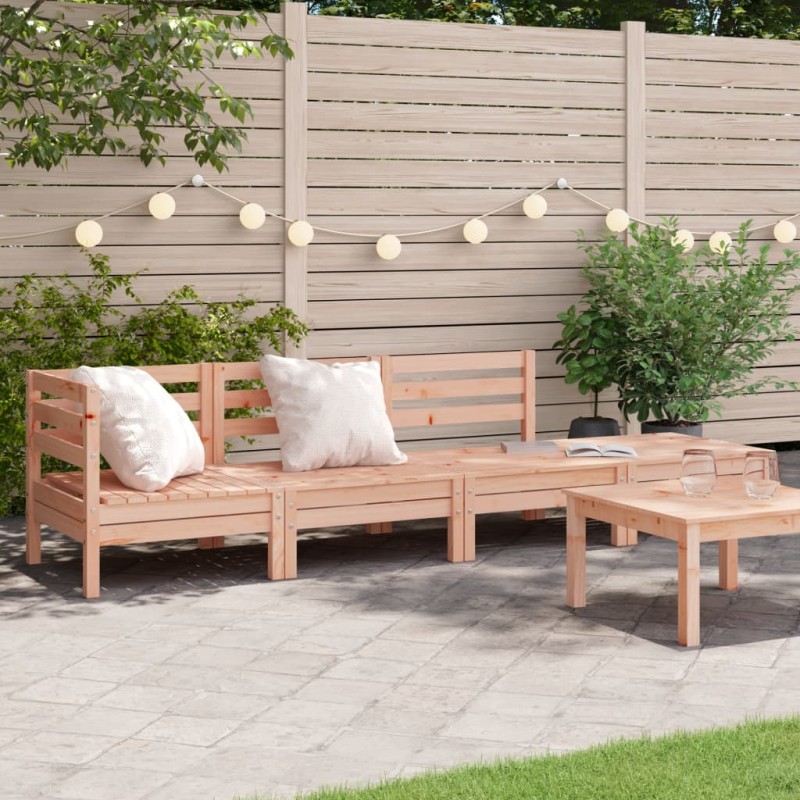 vidaXL Gartensofa 4-Sitzer Massivholz Douglasie vidaXL Gartensofa 4-Sitzer Massivholz Douglasie