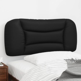 vidaXL Kopfteil-Kissen Schwarz 90 cm Kunstleder