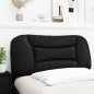 vidaXL Kopfteil-Kissen Schwarz 90 cm Kunstleder