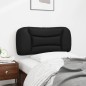 vidaXL Kopfteil-Kissen Schwarz 90 cm Kunstleder