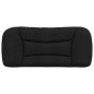 vidaXL Kopfteil-Kissen Schwarz 80 cm Stoff