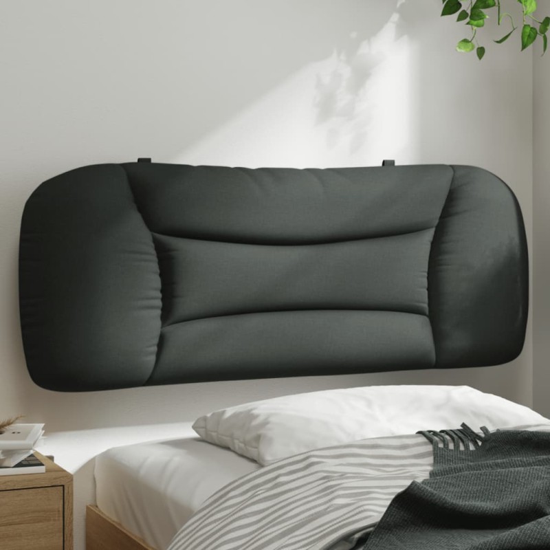 vidaXL Kopfteil-Kissen Dunkelgrau 100 cm Stoff vidaXL Kopfteil-Kissen Dunkelgrau 100 cm Stoff