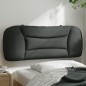 vidaXL Kopfteil-Kissen Dunkelgrau 100 cm Stoff vidaXL Kopfteil-Kissen Dunkelgrau 100 cm Stoff
