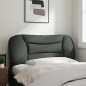 vidaXL Kopfteil-Kissen Dunkelgrau 100 cm Stoff vidaXL Kopfteil-Kissen Dunkelgrau 100 cm Stoff