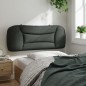 vidaXL Kopfteil-Kissen Dunkelgrau 100 cm Stoff vidaXL Kopfteil-Kissen Dunkelgrau 100 cm Stoff