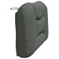 vidaXL Kopfteil-Kissen Dunkelgrau 100 cm Stoff vidaXL Kopfteil-Kissen Dunkelgrau 100 cm Stoff