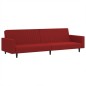 vidaXL Schlafsofa 2-Sitzer Weinrot Samt vidaXL Schlafsofa 2-Sitzer Weinrot Samt