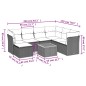 vidaXL 8-tlg. Garten-Sofagarnitur mit Kissen Schwarz Poly Rattan vidaXL 8-tlg. Garten-Sofagarnitur mit Kissen Schwarz Poly Rattan