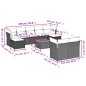 vidaXL 10-tlg. Garten-Sofagarnitur mit Kissen Beige Poly Rattan vidaXL 10-tlg. Garten-Sofagarnitur mit Kissen Beige Poly Rattan